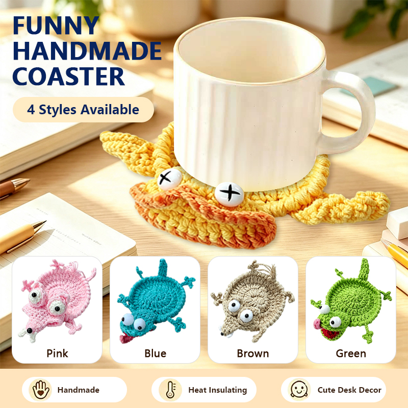 Office Furniture China - Alas Cangkir Rajutan Hewan Lucu Buatan