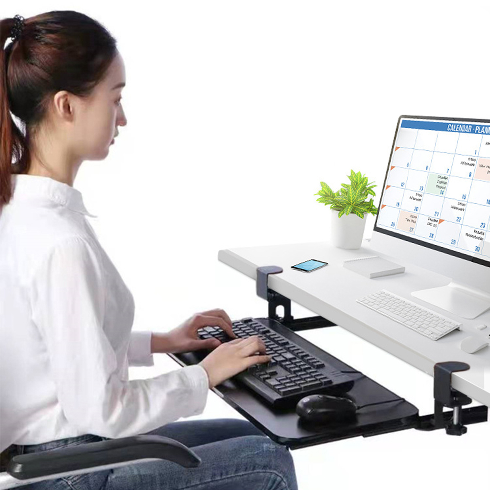 Geser Keluar Laci Keyboard Kom - Keyboard Drawer Under ulasan dan harga