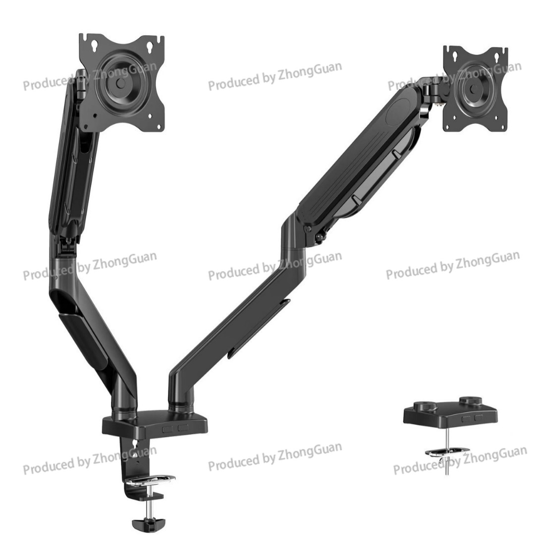 Penyangga Monitor Lengan Ganda - Adjustable Monitor Mount ulasan dan harga