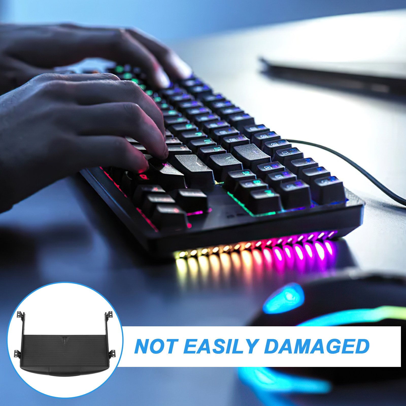 Rak Keyboard Tipe Laci Dua Lap - Keyboard Drawer Under ulasan dan harga