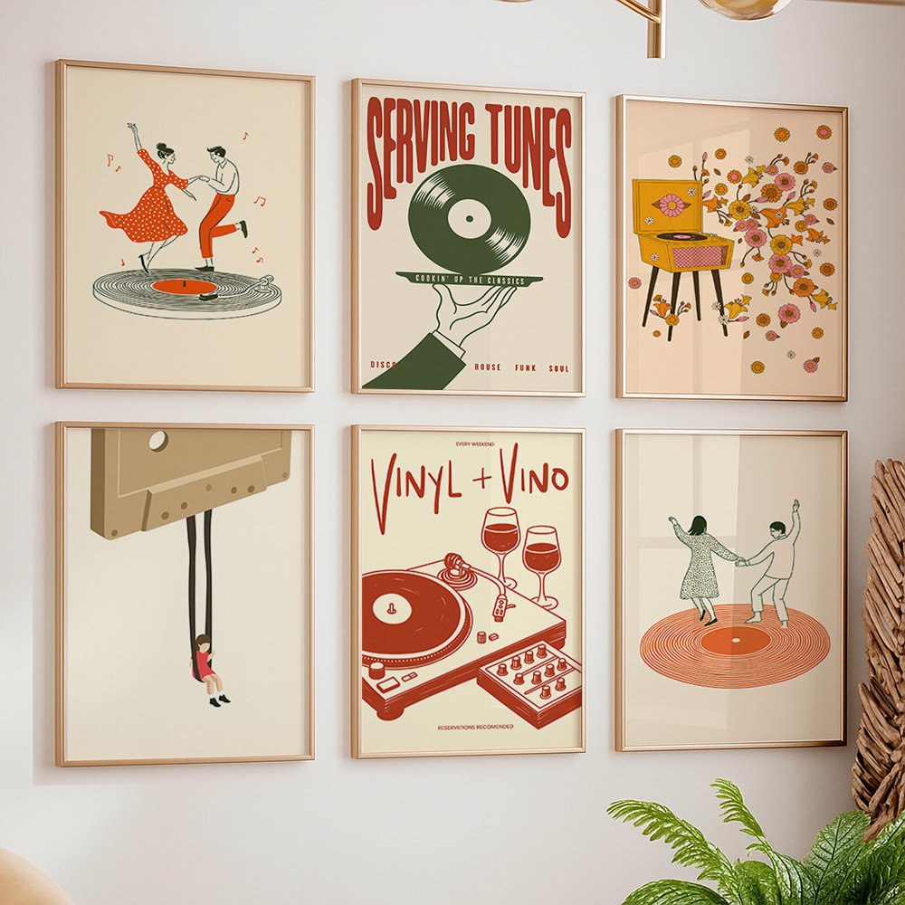 1 Buah Poster Kanvas Musik Ant - Office Furniture Direct ulasan dan harga