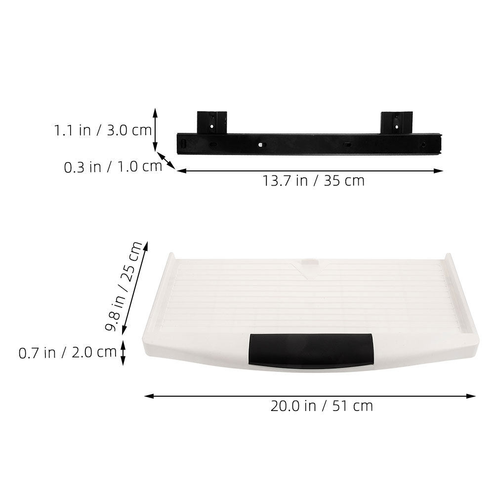 1Set Rak Keyboard Bawah Meja,  - Keyboard Drawer Under ulasan dan harga
