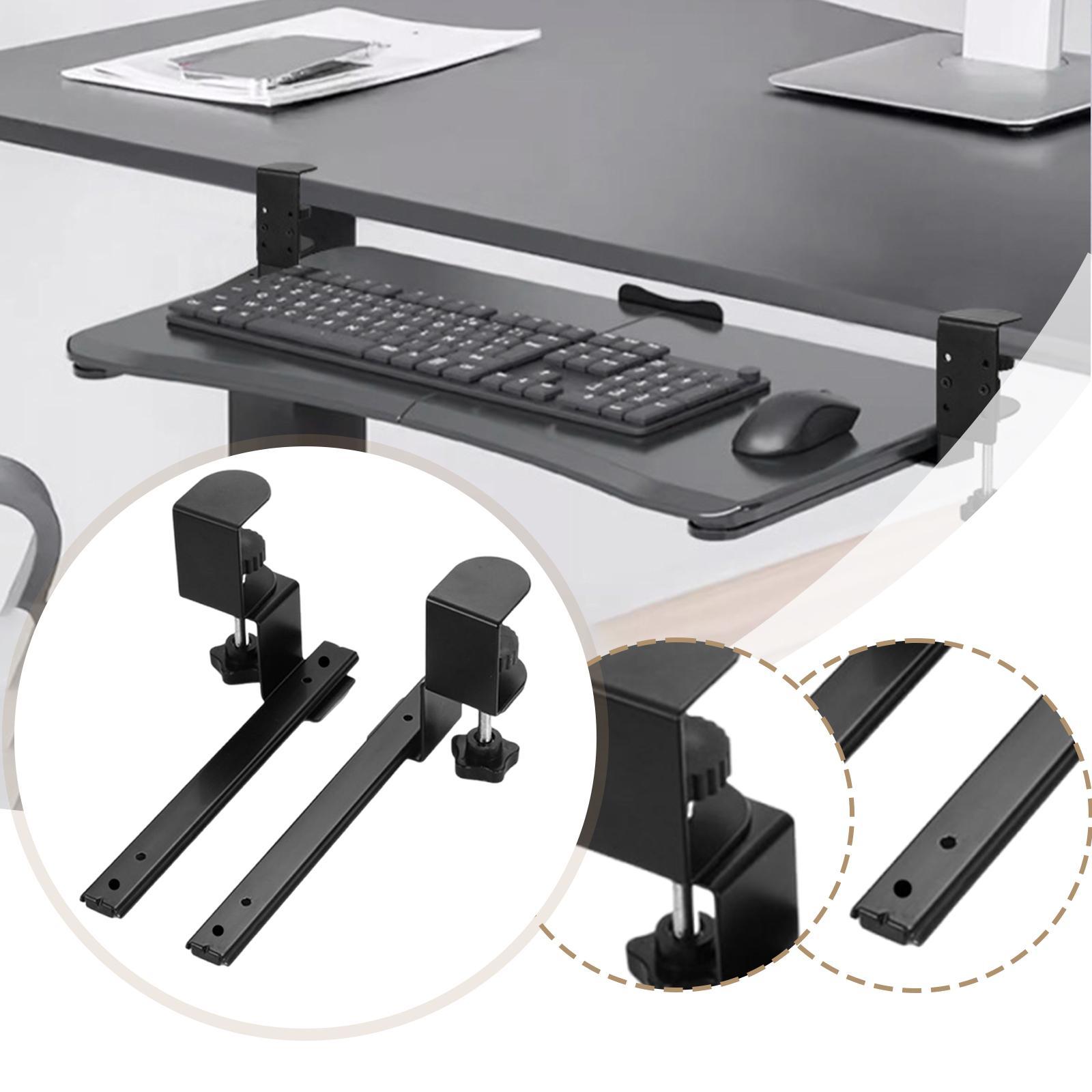 2 buah baki keyboard di bawah  - Keyboard Drawer Under ulasan dan harga