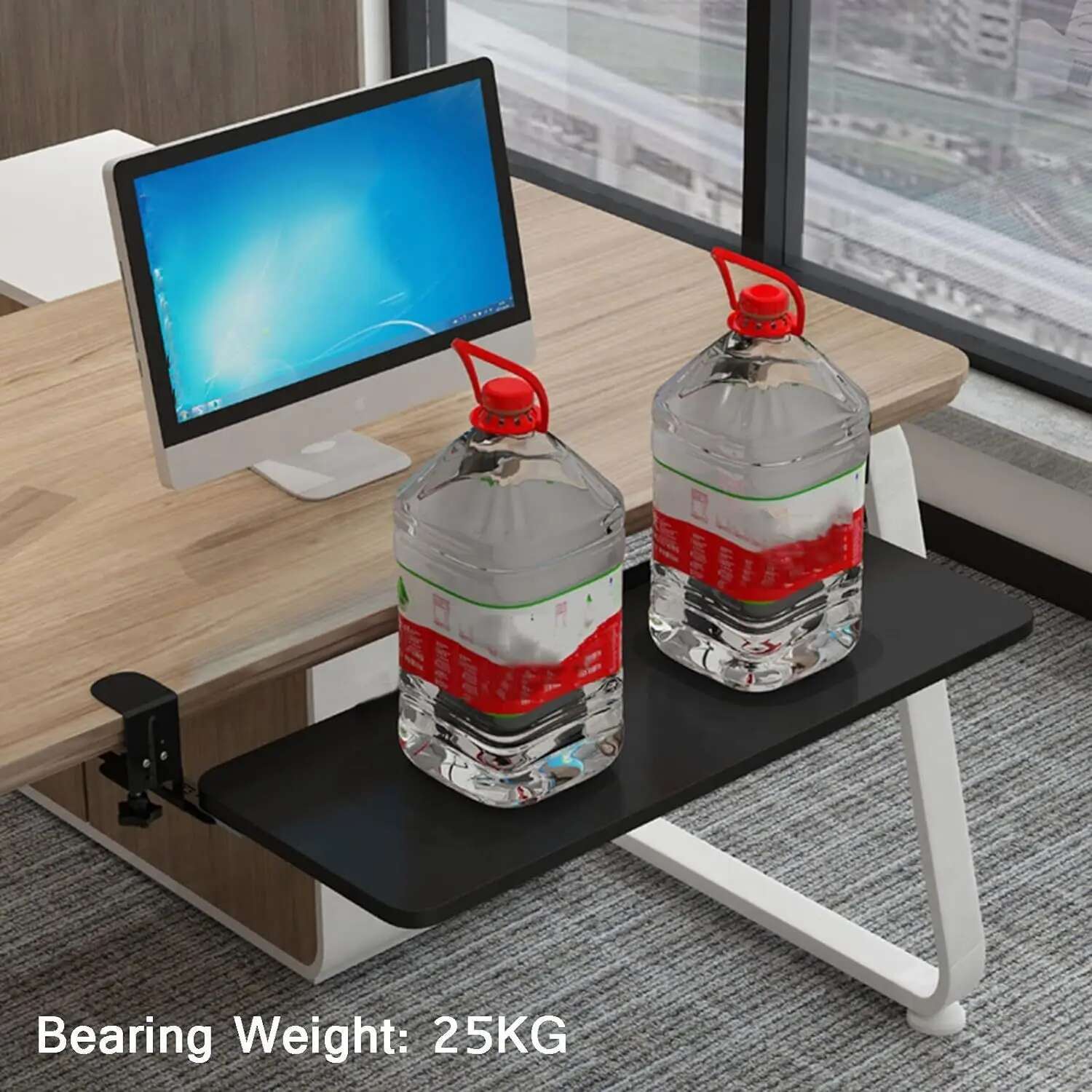 Rak Keyboard Geser Ergonomis d - Keyboard Drawer Under ulasan dan harga